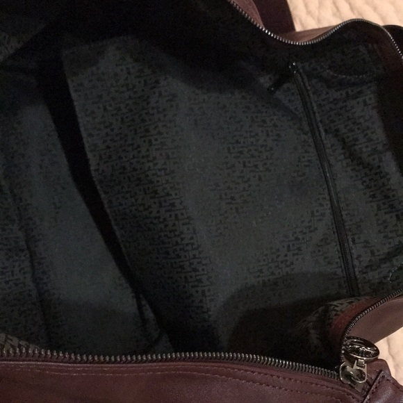 Longchamp leather cross-body duffel - Picture 4 of 12